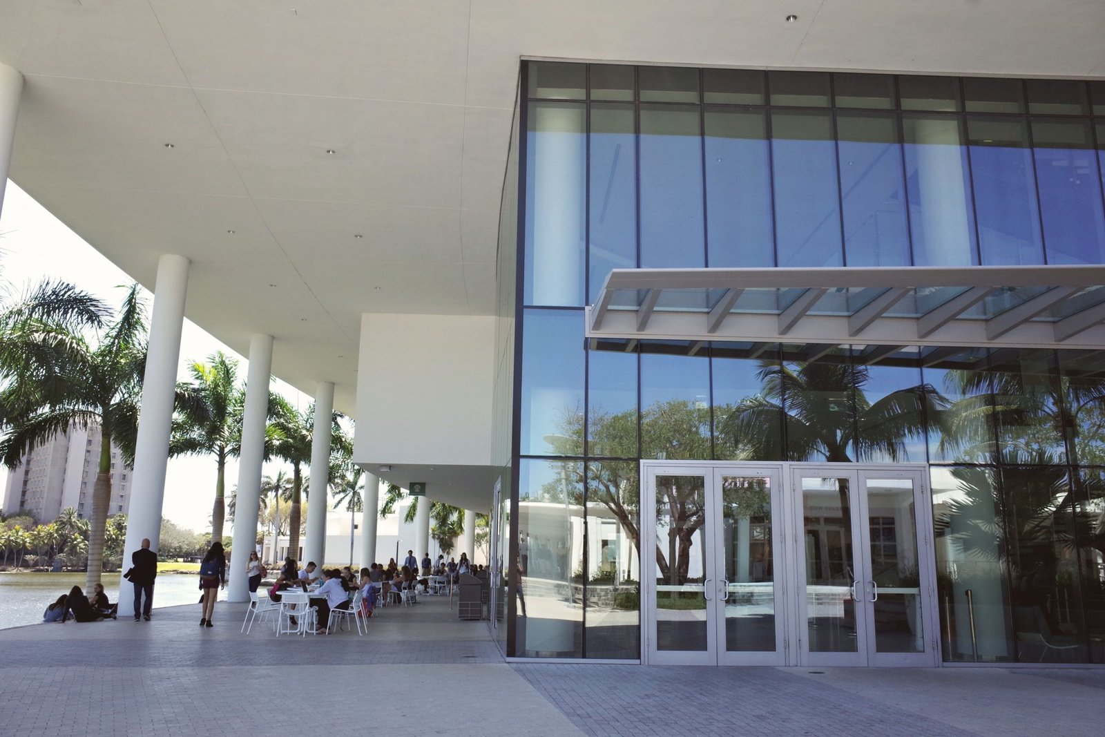 Students learning in an education setting